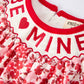 Valentine's Be Mine Girl Romper Rylee Faith
