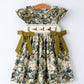 Camo Duck Smocked Bow Ruffle Sleeves Girls Dress Rylee Faith