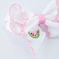 Watermelon Embroidered Girls Hairpin 4.3 Inches - Pink Rylee Faith