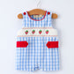 Baby Boy Summer Strawberry Embroidered Smocked Romper Rylee Faith