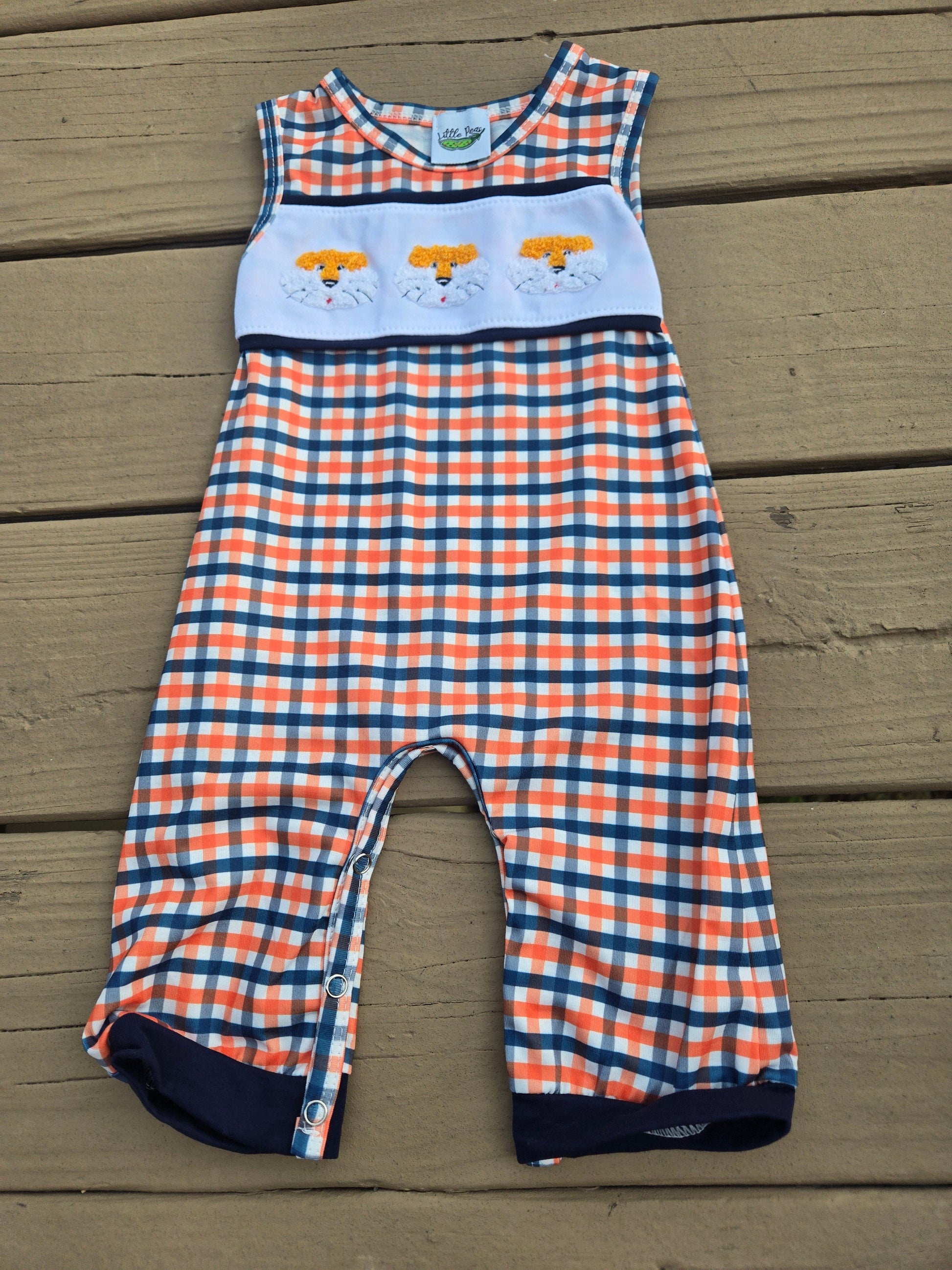 Tigers Plaid Boy Jonjon Honeydew