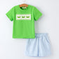 Toddler Boys Summer Crocodile Embroidered Plaid Shorts Set Rylee Faith