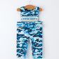 Camouflage "Hunting Buddy" Embroidery Baby Boy Romper Rylee Faith