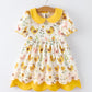 Spring Chick Scallop Short Sleeve Girl Dress Rylee Faith