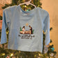 Blue Nativity Embroidery Boy Shirt Honeydew
