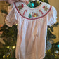 Handsmocked Gingerbread Girl Romper Honeydew