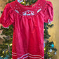 Red Nativity Smocked Dress Rylee Faith