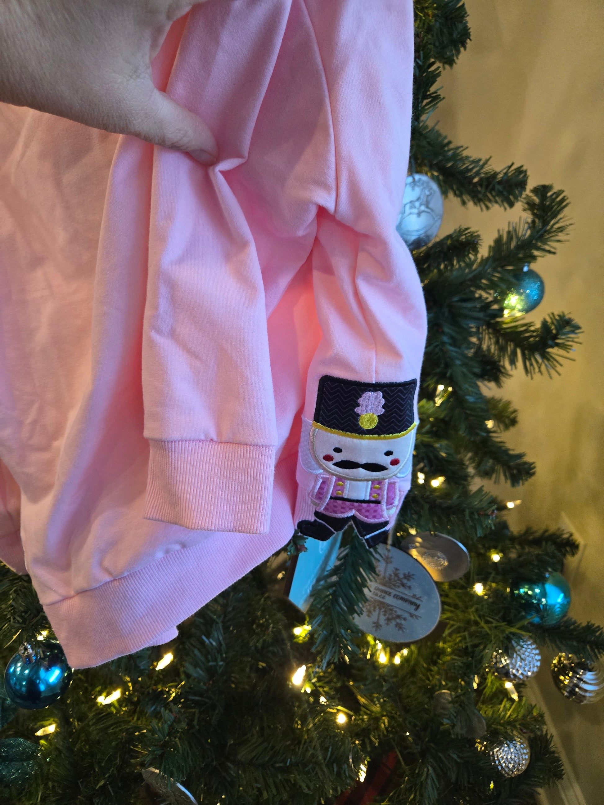 Pink Mini Glitter Nutcracker Bow Top Honeydew