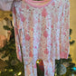 Pink Christmas Tree Bamboo Pants Set Honeydew