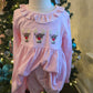 Run Run Rudolph Bloomer Set Smock Candy