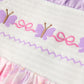 Butterfly Embroidery Smocking Bow Baby Girls Bloomer Set Rylee Faith