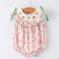Girls Watermelon Embroidered Smocked Baby Romper Rylee Faith