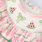 Girls Watermelon Embroidered Smocked Girl Dress Rylee Faith