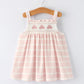 Girls Crab Embroidered Smocked Dress Rylee Faith