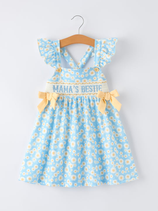Mama's Bestie Girl Daisy Dress Rylee Faith