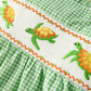 Spring Turtle Smocked Baby Girls Dress Rylee Faith