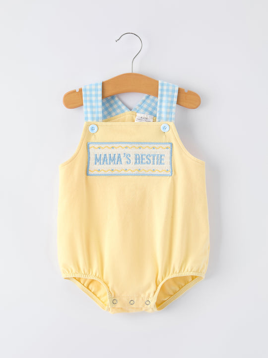 Mama's Bestie Boy Yellow Bubble Rylee Faith