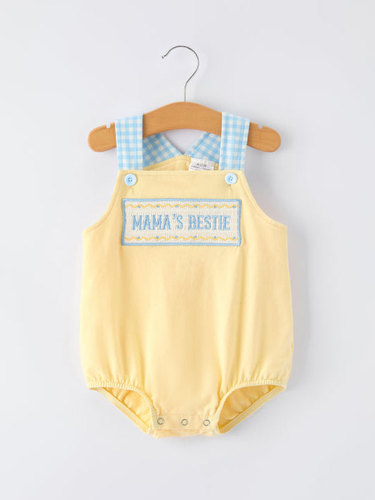 Mama's Bestie Boy Yellow Bubble Rylee Faith