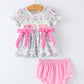 Mama's Girl Pink Floral Bloomer Set Rylee Faith