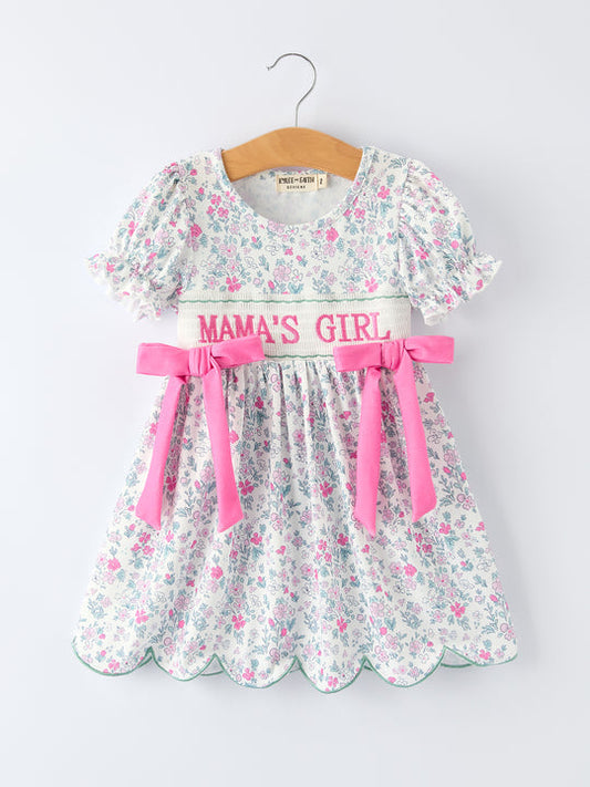 Mama's Girl Pink Floral Dress Rylee Faith