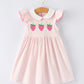 Strawberry Girl Dress Ruffle Peter Pan Collar Rylee Faith