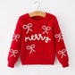 Christmas Candy Cane Merry Knit Sweater Pullover Rylee Faith