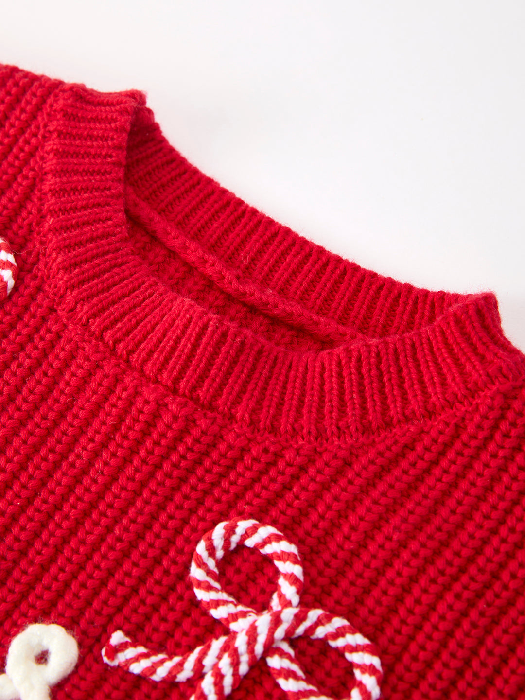 Christmas Candy Cane Merry Knit Sweater Pullover Rylee Faith