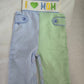 I Love Mom Color Block Seersucker Jonjon Rylee Faith