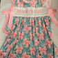 Pink Floral Mommy's Girl Embroidery Ruffle Dress Honeydew