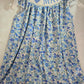 I Love Mama Blue Floral Smocked Dress Rylee Faith