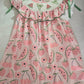 Girls Watermelon Embroidered Smocked Girl Dress Rylee Faith