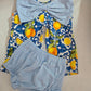 Lemon Smocked Ruffle Bloomer Set Bow Back Honeydew