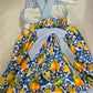 Lemon Smocked Ruffle Dress Honeydew