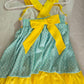 Summer Lemon Smocked Ruffle Dress Honeydew