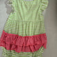 Green Watermelon Applique Ruffle Stripe Bubble southernsweetpea