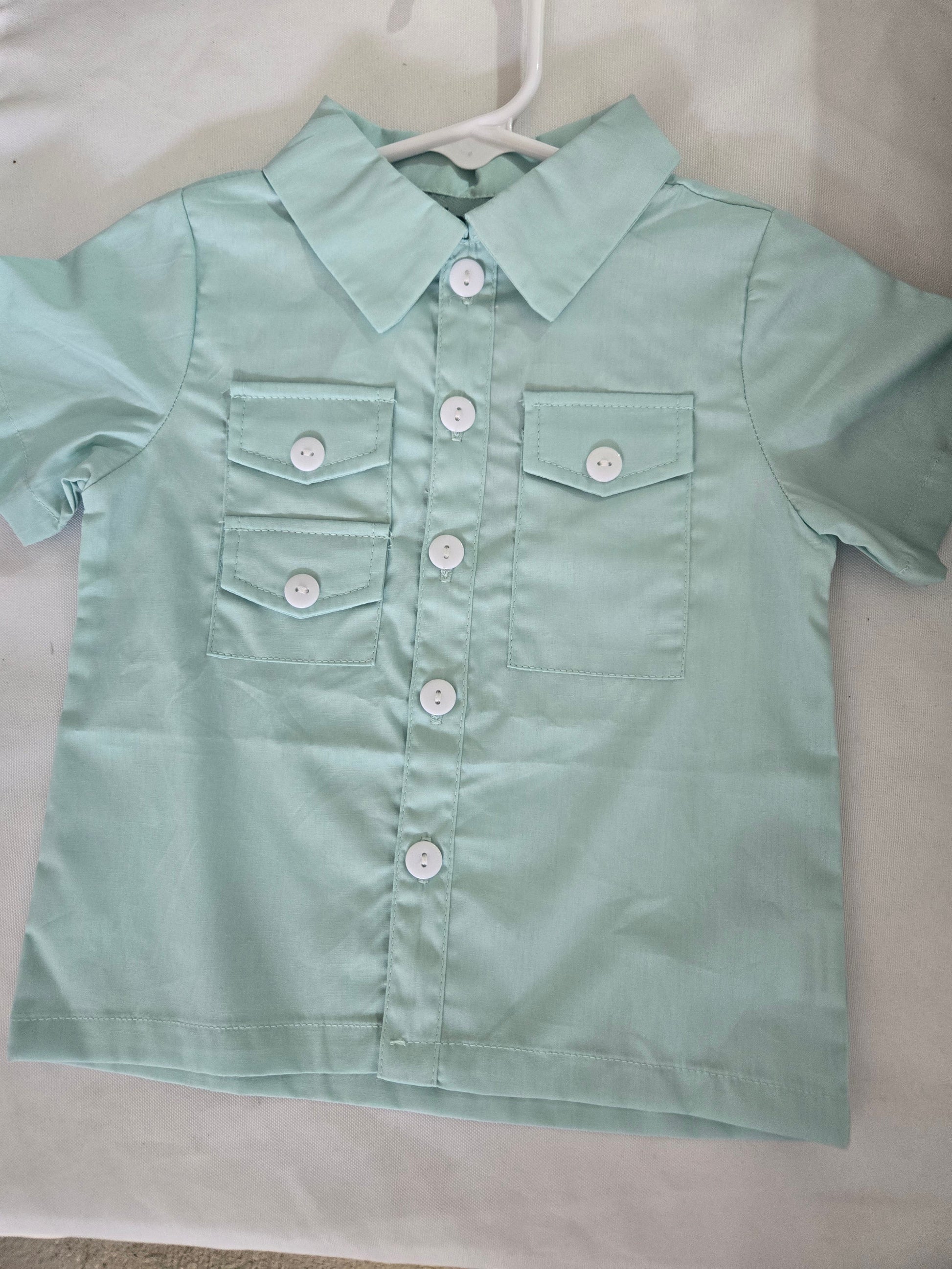 Marlin Fishing Blue Shirt Posh Petites