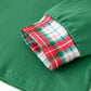 Christmas Tree Plaid Machine Smocked Boys Long Sleeve Pants Set Rylee Faith