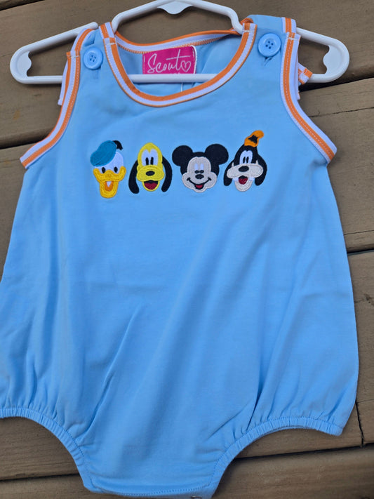 Blue character 22 Romper Scout and Holland