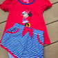 Red Character 5 Girl Shorts Set Scout and Holland