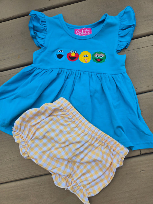 Blue Character 28 Girl Bloomer Set Scout and Holland