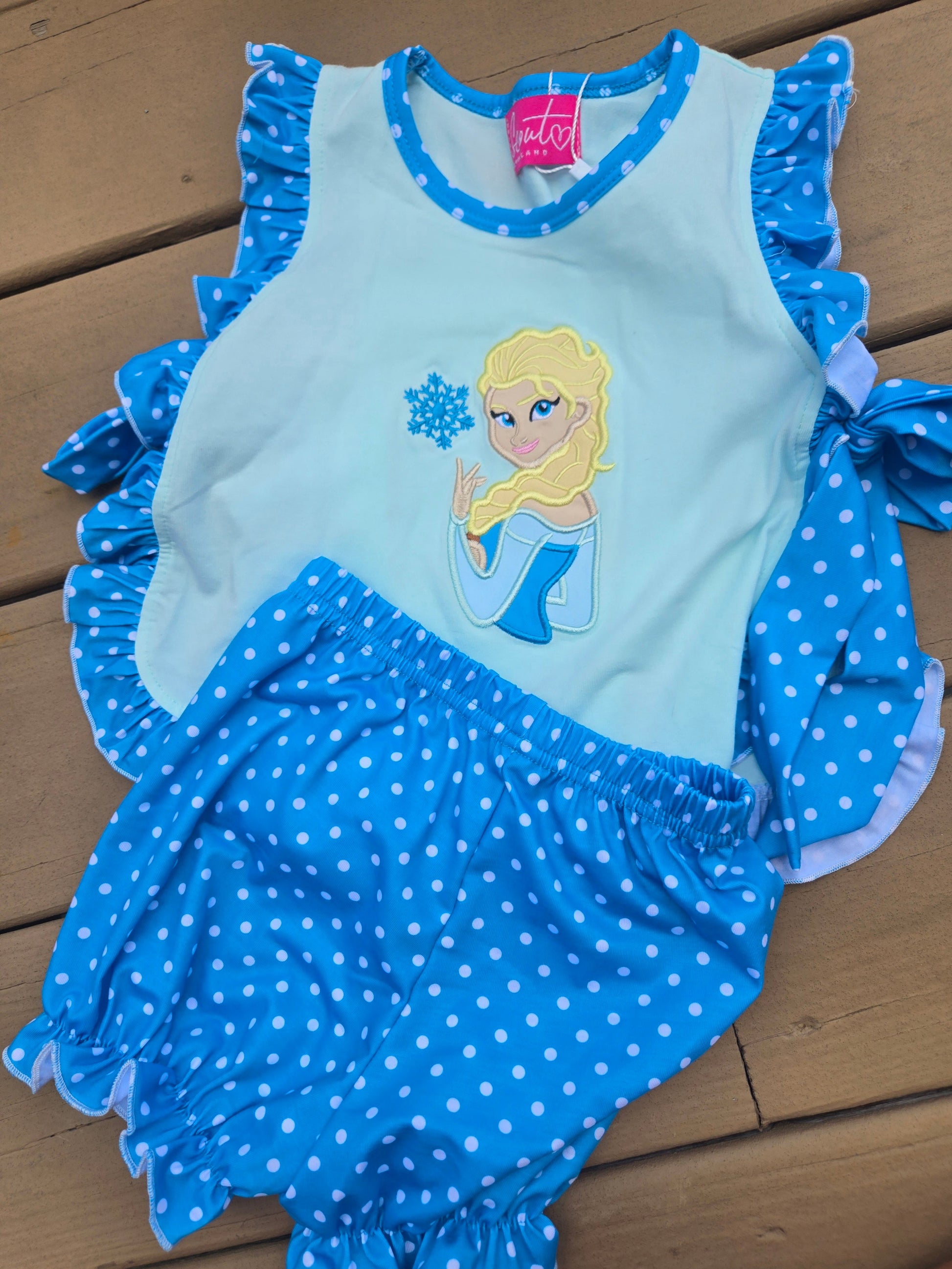 Blue Character 4 Girl Bloomer Set Scout and Holland
