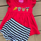 Red Character Snacks 26 Girl Two Piece Bloomer Set Scout and Holland