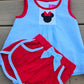 Red Character 10 Girl Short Set Scout and Holland