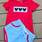 Red Character 10 Boy Short Set Scout and Holland