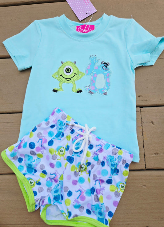 Mint character 24 Boy Two Piece Short Set Scout and Holland