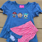 Navy character 25 Girl Two Piece Short Set Scout and Holland