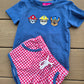 Navy character 25 Boy Two Piece Short Set Scout and Holland
