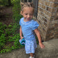 Charlotte Vintage Blue Coquette Skort Set Boyis