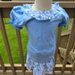 Charlotte Vintage Blue Coquette Skort Set Boyis