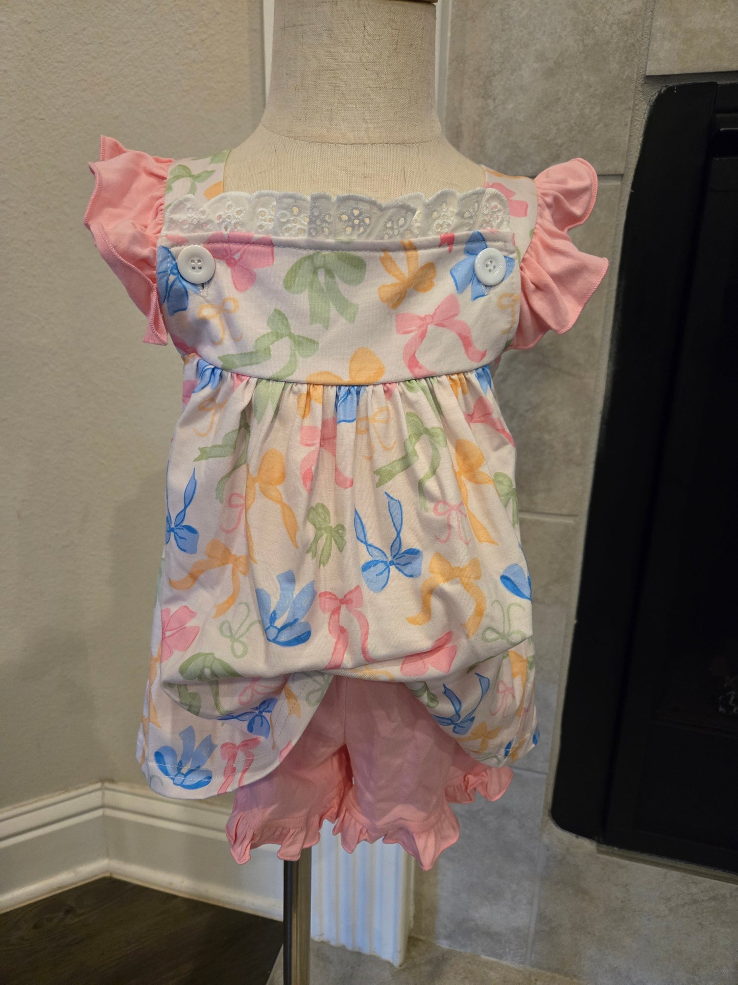 Rainbow Coquette Shorts Set Scout and Holland